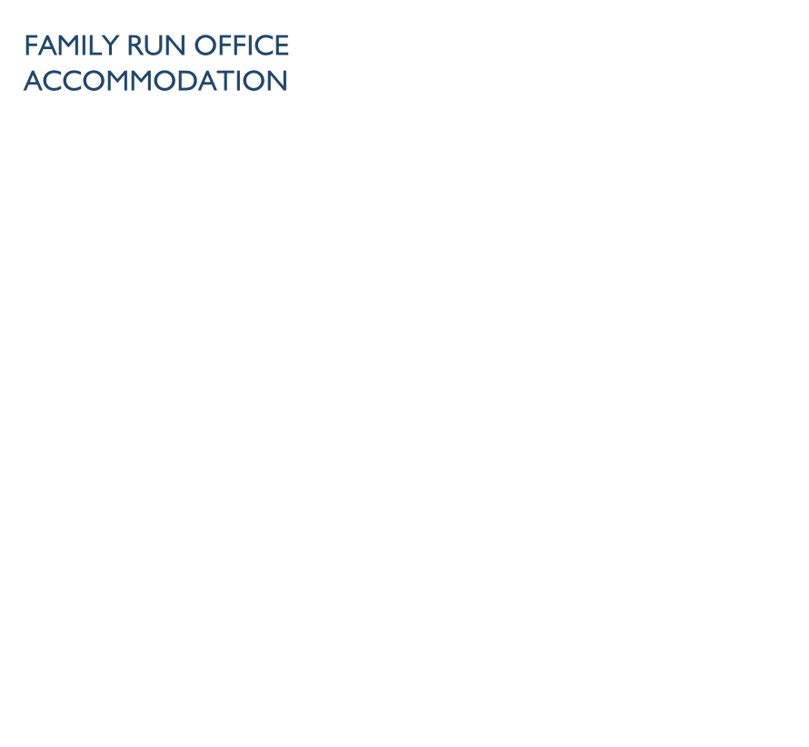 Family Run office accommodation
